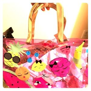 Too Faced Plastic Tote